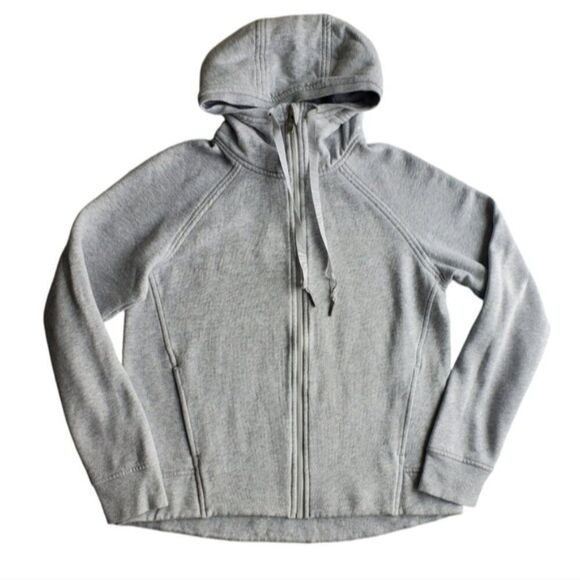 Lululemon Heathered Speckled Fleece Please Pullover Hoodie Size 8 - Picture 3 of 8